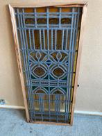 Glas in lood raam 100 x 30 cm, Antiek en Kunst, Antiek | Glas en Kristal, Ophalen
