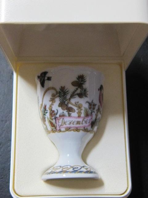 Hutschenreuther - eierdop in cassette - December, Verzamelen, Porselein, Kristal en Bestek, Nieuw, Overige typen, Porselein, Ophalen