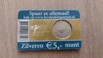 Zilvere 5 euro munt 400 jaar Nederland - Australië, Koningin Beatrix, Zilver, Euro's, Ophalen of Verzenden