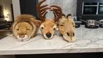 Dierenkoppen voor kinderkamer, Ophalen of Verzenden, Zo goed als nieuw, Beeldje of Figuurtje