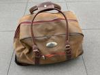 luxe lederen reistas, Ophalen, 40 tot 60 cm, 20 tot 30 cm, Bruin