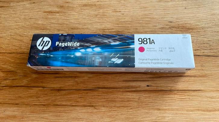 HP 981A originele magenta PageWide cartridge, Computers en Software, Printerbenodigdheden, Zo goed als nieuw, Ophalen of Verzenden