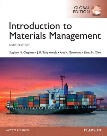Introduction to Materials Management (8th edition) beschikbaar voor biedingen