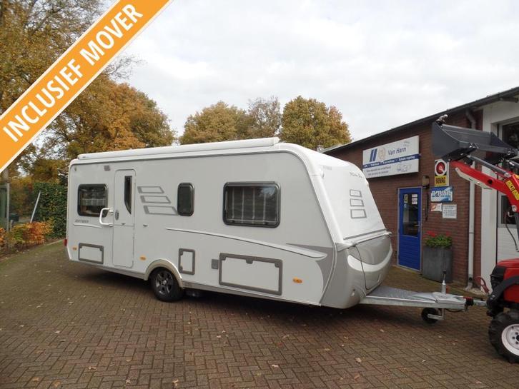 Eriba Hymer 540 Nova SL rond zit/ lengte bed/ mover, Caravans en Kamperen, Caravans, Bedrijf, tot en met 4, 1000 - 1250 kg, Rondzit
