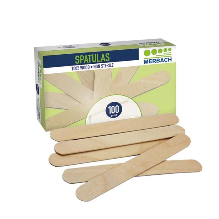 Hout spatels 100 st., Sieraden, Tassen en Uiterlijk, Uiterlijk | Lichaamsverzorging, Nieuw, Overige typen, Ophalen of Verzenden
