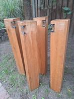 Tafelpoten eiken hout sokkel meubelhout timmerhout tafelpoot, Tuin en Terras, Palen, Balken en Planken, Ophalen, Zo goed als nieuw