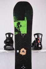 150 snowboard BURTON RADIUS WIDE, black/green, woodcore, Verzenden, Gebruikt, Board