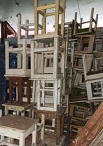 Kruk krukjes houten vintage krukjes decoratie, Antiek en Kunst, Curiosa en Brocante, Ophalen