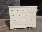 Wit grenen ladekast  commode 13 lades, Ophalen, RoDeKo Volendam, R.kooij65@gmail.com, Gebruikt