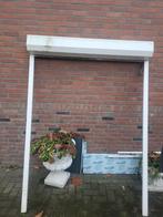 Elektrische Rolluik - Wit, Doe-het-zelf en Verbouw, Rolluiken, Gebruikt, 100 tot 150 cm, Wit, Ophalen of Verzenden