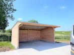 Schuilstal 4x6m in 46mm massief Douglashout, Dieren en Toebehoren, Weidegang, 2 of 3 paarden of pony's