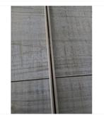 2 gordijnrails kunststof U rail creme/2.95 m/zonder runners, Ophalen, Minder dan 50 cm, Gebruikt, 200 cm of meer