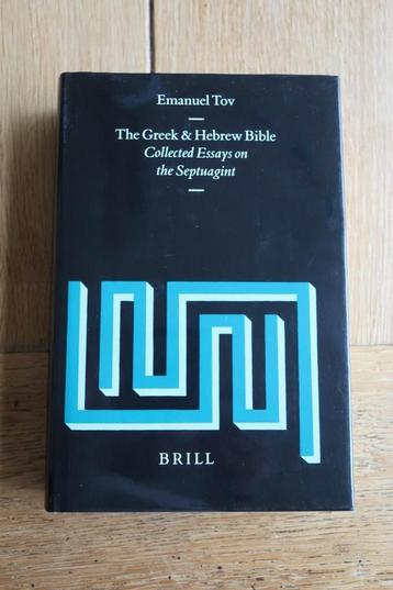 The Greek and Hebrew bible Emanuel Tov beschikbaar voor biedingen