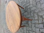 Leuke vintage, ovalen bijzettafel, Ophalen, Gebruikt, Ovaal, Hout