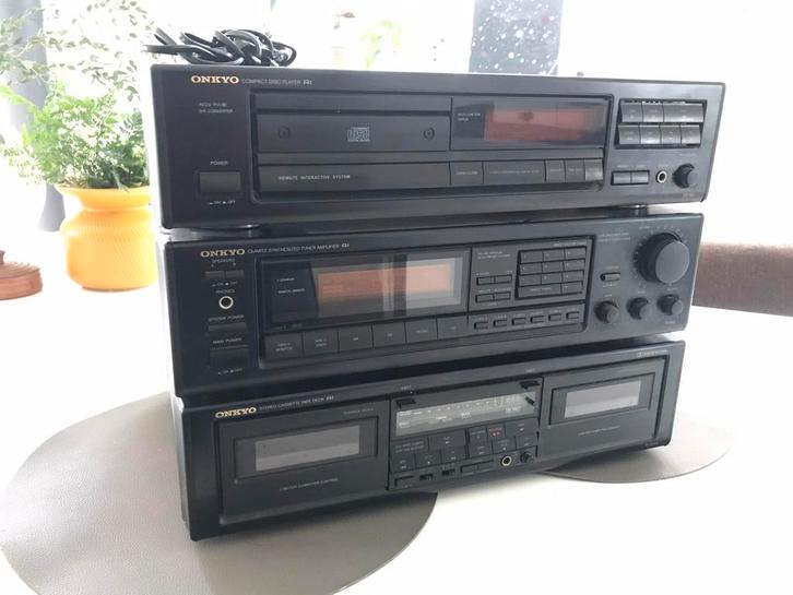 Complete ONKYO muziek installatie zonder JBL boxen, Audio, Tv en Foto, Stereo-sets, Gebruikt, Overige merken, Ophalen