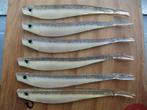 6 stuks Konger Vertical Minnow / roofvis shads / kunstaas, Ophalen of Verzenden, Nieuw, Overige typen