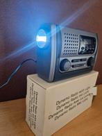 Sunscope dynamo radio met opwindbare  licht/lamp, Ophalen of Verzenden, Zo goed als nieuw