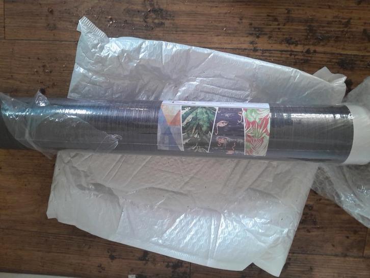 Tropisch Behang - Nieuw in Verpakking, Huis en Inrichting, Stoffering | Behang, Zwart, Groen, Roze, minder dan 10 m², Ophalen of Verzenden