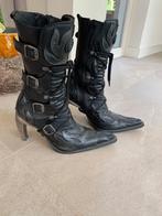 Schoenen, Kleding | Dames, Ophalen, Hoge laarzen, Zwart, Gedragen