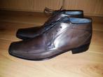Paulo Bellini mt.45 veterschoenen donkerbruin leer, Bruin, Ophalen of Verzenden, Zo goed als nieuw, Paulo Bellini