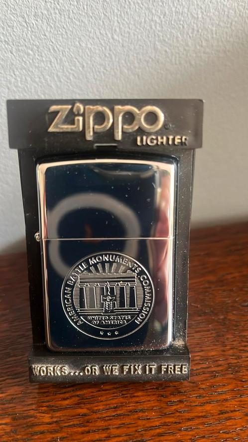 Zeldzame Zippo 1992 – Militaire gravure – ABMC, Verzamelen, Rookartikelen, Aanstekers en Luciferdoosjes, Zo goed als nieuw, Aansteker
