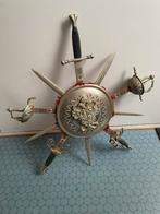 Zwaardenbord, Sieraden, Tassen en Uiterlijk, Broches, Ophalen, Zo goed als nieuw, Zilver, Overige materialen