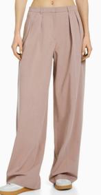Nieuwe Bershka bandplooi ruimvallende broek oudroze maat 44, Verzenden, Maat 42/44 (L), Nieuw, Roze