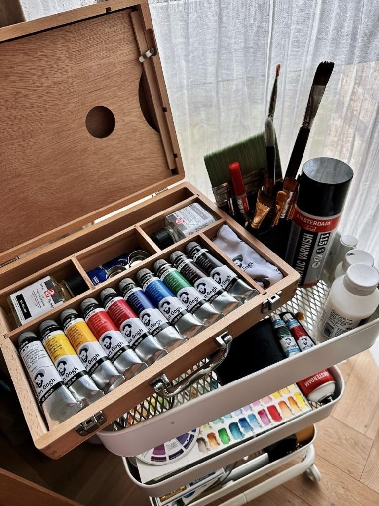 Van Gogh Olieverf: in setjes, een kist of gewoon per stuk, Hobby en Vrije tijd, Schilderen, Apeldoorn NL, Royal Talens, Nieuw