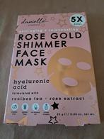 Nieuwe Danielle Creations Rose Gold Masker (5 stuks), Ophalen of Verzenden, Nieuw, Gehele gezicht, Verzorging