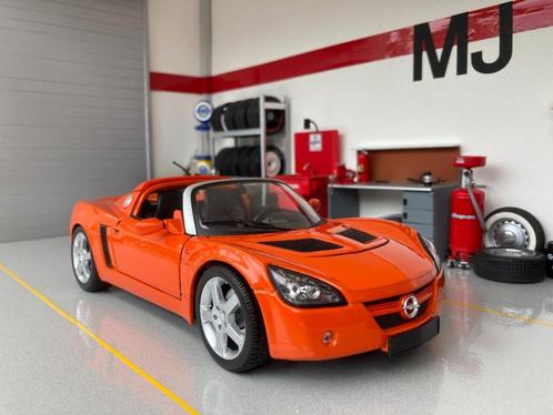 Opel Speedster 1:18 Maisto Oranje OVP MJ, Hobby en Vrije tijd, Modelauto's | 1:18, Zo goed als nieuw, Auto, Maisto, Ophalen of Verzenden