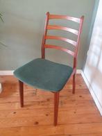 Deense / scandinavische vintage stoel. Hout. Opnieuw bekleed, Ophalen, Hout, Gebruikt, Overige kleuren
