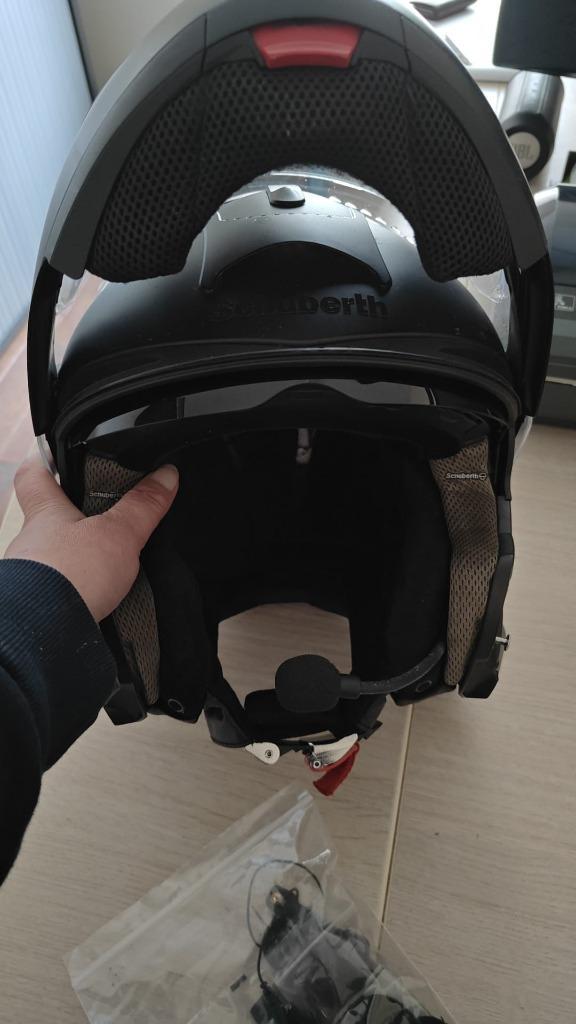 Schubert C3 Helm met Cardo Scala Rider G9 - Maat 54-55, Motoren, Kleding | Motorhelmen, Dames, Kinderen, Systeemhelm, S, Overige merken