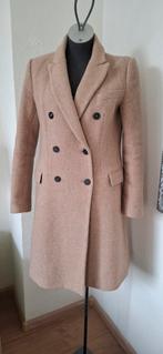 Zara mantel beige wollen jas Maat 38 M igs, Kleding | Dames, Maat 38/40 (M), Ophalen of Verzenden, Gedragen, Zara