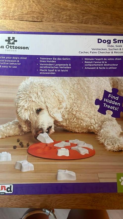 Vier hondenpuzzels (compleet), Dieren en Toebehoren, Hondenspeelgoed, Gebruikt, Intelligentiespeelgoed, Ophalen