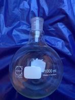 Rondbodemkolf 1000ml met NS29/32(laboratorium-destillatie), Verzamelen, Ophalen of Verzenden, Zo goed als nieuw, Overige typen