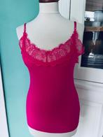 Fuchsia roze top met kant van Ambika maat S., Kleding | Dames, Tops, Maat 38/40 (M), Ophalen of Verzenden, Zo goed als nieuw, Roze