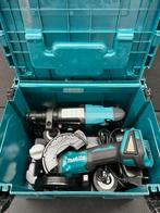 Makita DLX set, Doe-het-zelf en Verbouw, Ophalen, Zo goed als nieuw, Haakse handslijpmachine