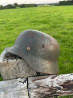 Duitse m35 helm falaise Normandië, Ophalen of Verzenden, Landmacht, Duitsland, Helm of Baret