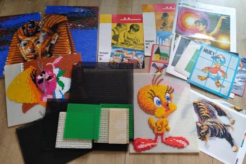 Ministeck materiaal en voorbeeldplaten, Hobby en Vrije tijd, Ministeck, Zo goed als nieuw, Box-set, Ophalen of Verzenden