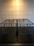 2 Metalen manden. 40x26cm Koopje €10, Ophalen, Overige materialen, Mand, Zo goed als nieuw