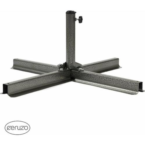 Ceruzo Parasolvoet Metaal Kruisvoet van €19 voor €13, Tuin en Terras, Parasols, Nieuw, Parasolvoet, Minder dan 1 meter, Ophalen of Verzenden