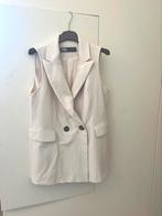 Gilet blazer Zara beige  M L 38 40 / blouse vest top Pauw, Maat 38/40 (M), Beige, Ophalen of Verzenden, Zo goed als nieuw