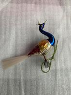 Kerstbal drie mooie antieke pauwe vogels kerstbal, Diversen, Kerst, Ophalen of Verzenden