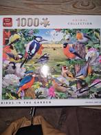 King Puzzel 1000 stukjes - Vogels in de Tuin, Ophalen of Verzenden, 500 t/m 1500 stukjes, Zo goed als nieuw, Legpuzzel