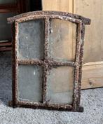 Oude antiek raampje met glas, Antiek en Kunst, Ophalen