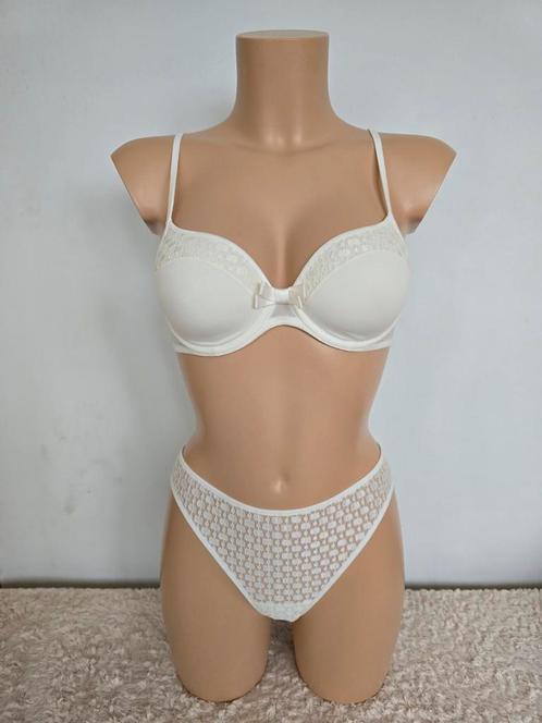 Nieuw marie set bh 85a of 42l setprijs €35, Kleding | Dames, Ondergoed en Lingerie, BH, Wit, Ophalen of Verzenden
