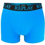 Partij 2-pack blauwe en zwarte Replay heren boxershorts, NHP International, Blauw, Sales@nhp-international.com, Lange voren 21A
