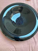 Zwarte glazen schaal, Ophalen, Schaal, Rond, Glas