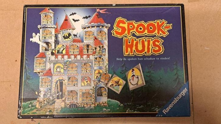Spookhuis - Ravensburger, Hobby en Vrije tijd, Gezelschapsspellen | Bordspellen, Gebruikt, Ophalen of Verzenden