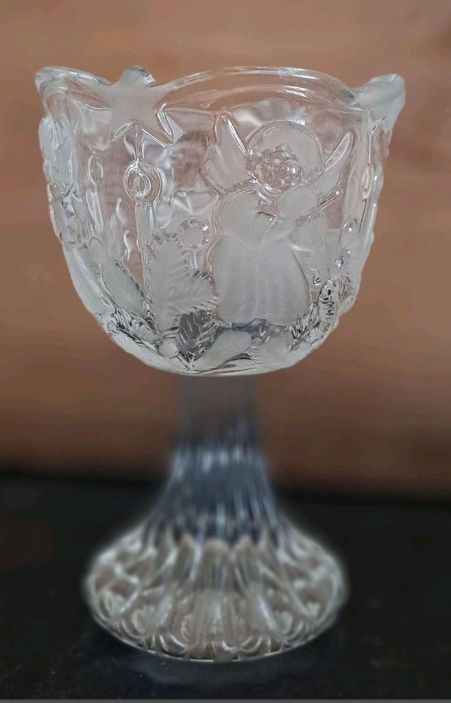 Glazen Kom met Engelen en Kaars - Nieuw Staat Walter Glass, Antiek en Kunst, Antiek | Glas en Kristal, Ophalen of Verzenden